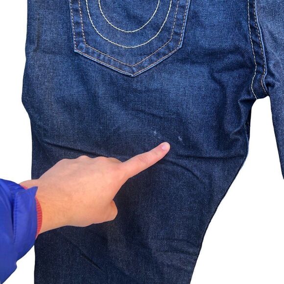 True Religion Jeans Size 44 SKINNY Blue - Picture 3 of 7